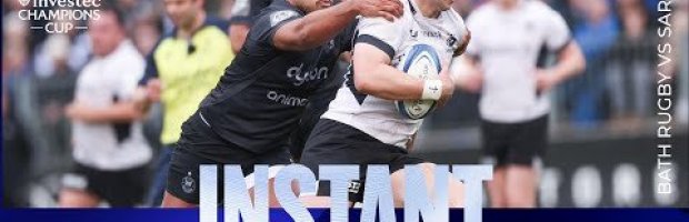 Bath Rugby v Saracens | Investec Champions Cup Instant Highlight