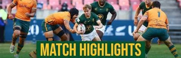 Junior Springboks vs Australia | U20 Rugby Championship | Highli
