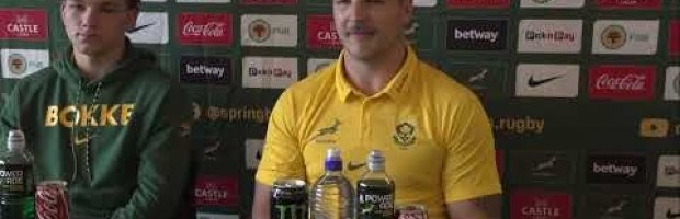 Andre Esterhuizen & Luan Giliomee | Springbok Press Conference |
