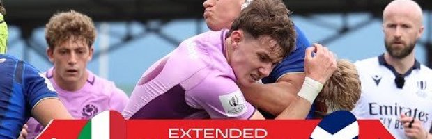 Italy v Scotland | World Rugby Junior Championship 2026 | Extend