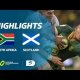 South Africa v Scotland | Match Highlights