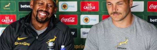 Mzwandile Stick and Andre Esterhuizen | Springbok Press Conferen