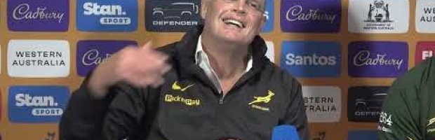 Rassie Erasmus and Andre Esterhuizen | Springbok Post-Match Pres