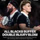 Double Injury blow for the All Blacks ahead of Bedisloe Cup